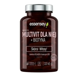 Essensey Multivit Dla Niej + Biotyna Skóra i Włosy 2 x 90 kaps.
