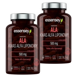 Essensey ALA 500mg Kwas Alfa Liponowy 2 x 90 kaps.