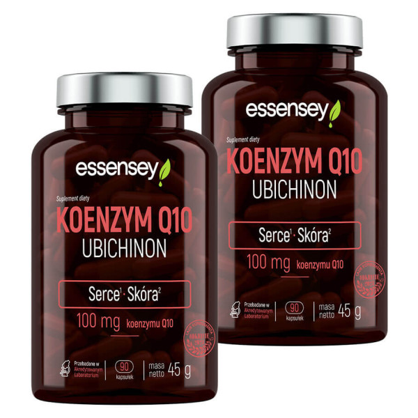 Koenzym Q10 Ubichinon | Bodypak | Suplement na skórę i serce  Essensey