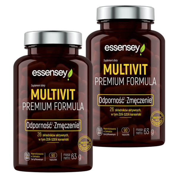Essensey Multivit Premium Formula Na odporność i zmęczenie 2 x 90 kaps.
