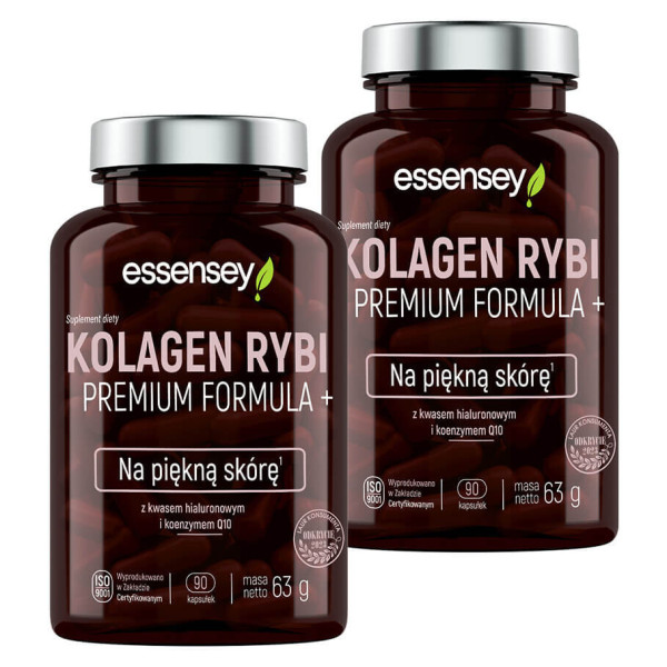 Essensey Kolagen Rybi Premium Formula na piękną skórę 2 x 90 kaps.