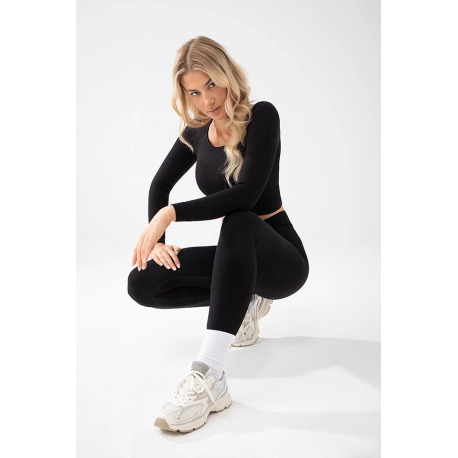 Trec Wear Czarne legginsy damskie Trecgirl Sport Leggins 160 Black
