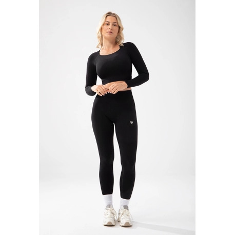 Trec Wear Czarne legginsy damskie Trecgirl Sport Leggins 160 Black