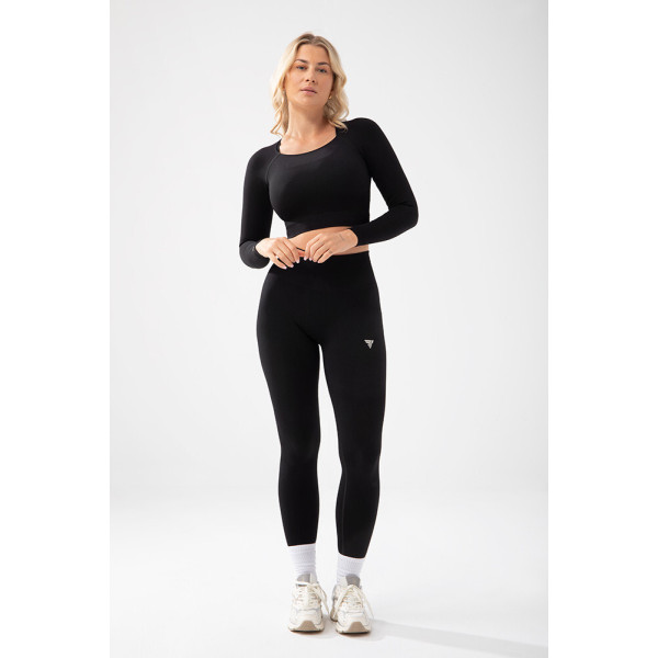 Trec Wear Czarne legginsy damskie Trecgirl Sport Leggins 160 Black