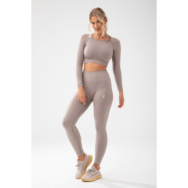 Trec Wear Szare legginsy damskie Trecgirl Sport Leggins 160 Grey