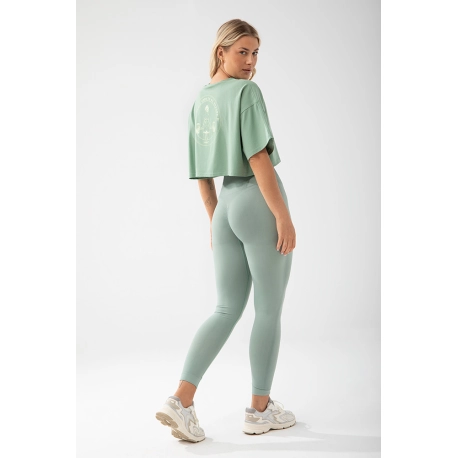 Trec Wear Zielone legginsy damskie Trecgirl Sport Leggins 160 Green