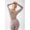 Trec Wear Szary top damski Trecgirl Sport Longsleeve Top 160 Grey