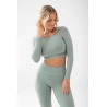 Trec Wear Zielony top damski Trecgirl Sport Longsleeve Top 160 Green