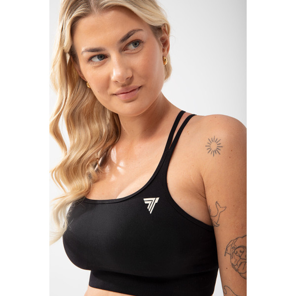 Trec Wear Czarny stanik sportowy Trecgirl Sport Bra 160 Black