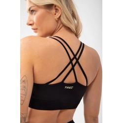 Trec Wear Czarny stanik sportowy Trecgirl Sport Bra 160 Black