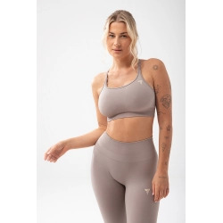 Trec Wear Szary stanik sportowy Trecgirl Sport Bra 160 Grey