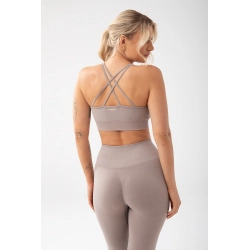Trec Wear Szary stanik sportowy Trecgirl Sport Bra 160 Grey