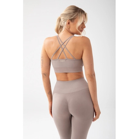Trec Wear Szary stanik sportowy Trecgirl Sport Bra 160 Grey