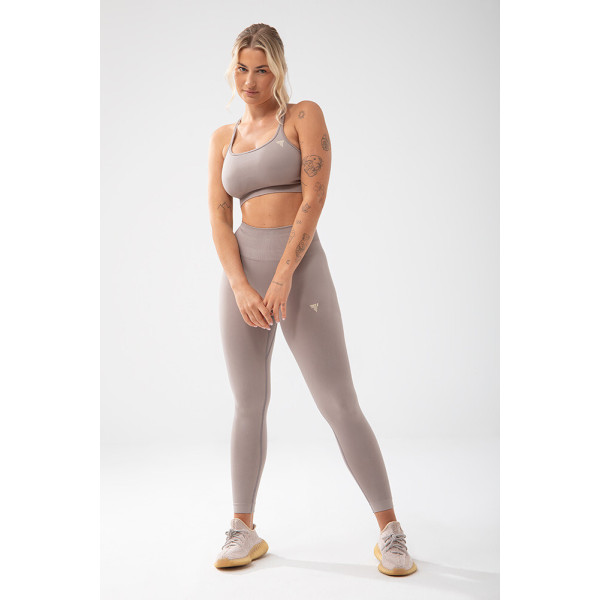 Trec Wear Szary stanik sportowy Trecgirl Sport Bra 160 Grey