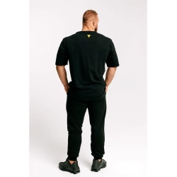 Trec Wear Czarny T-shirt męski  Boogieman T-shirt Oversize 130 Black-Yellow