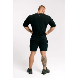Trec Wear Czarny T-shirt męski Boogieman T-shirt Oversize 132 Black-Violet