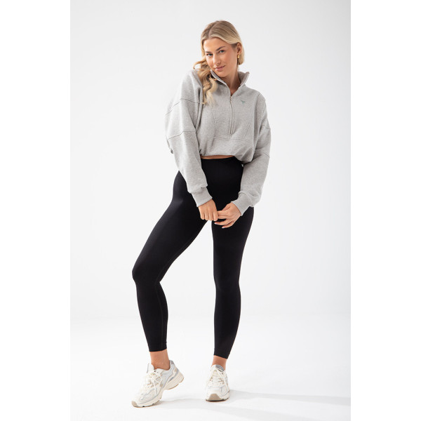Trec Wear Krótka szara bluza damska Trecgirl Basic Sweatshirt 160 Grey