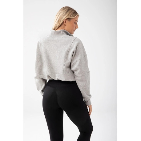 Trec Wear Krótka szara bluza damska Trecgirl Basic Sweatshirt 160 Grey