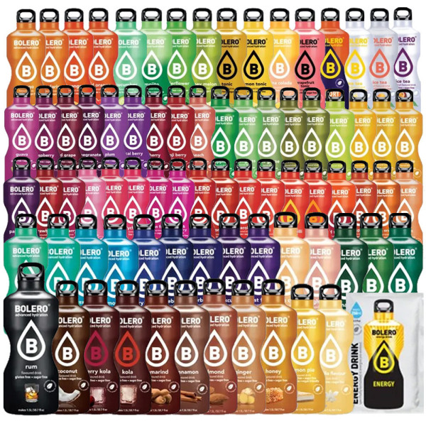 Bolero Drink Napój w proszku bez dodatku cukru - MIX smaków 78 x 9g