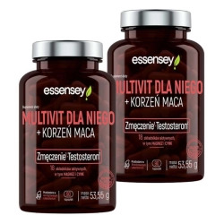 Essensey Multivit dla Niego + Korzeń MACA Zmęczenie i Testosteron 2 x 90 kaps.