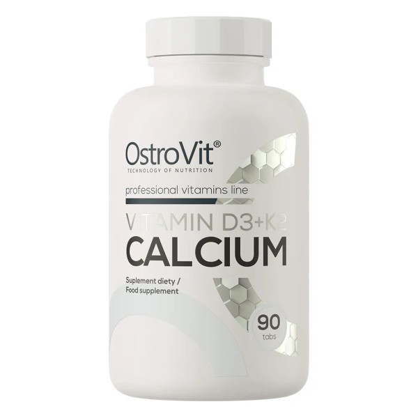 Ostrovit Vitamin D3 + K2 + Calcium - 90 tabl.