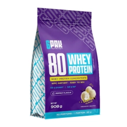 6PAK Nutrition 80 Whey Protein - 908g