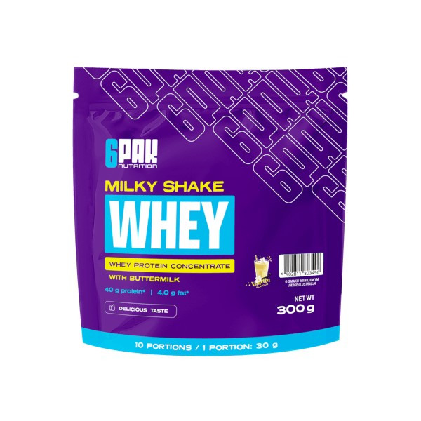 6PAK Nutrition Milky Shake Whey - 300g