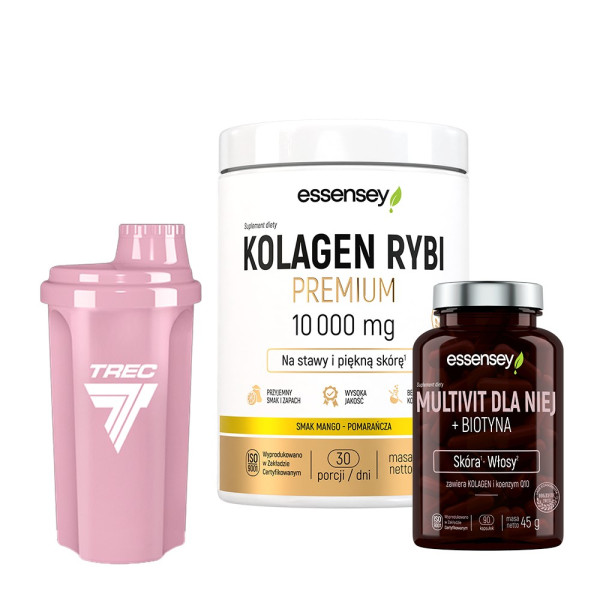 Zestaw promocyjny - dla aktywnych kobiet: kolagen i witaminy