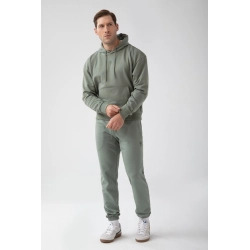 Zielona bluza męska z kapturem TW BASIC HOODIE 183 M GREEN