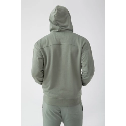 Zielona bluza rozpinana męska TW BASIC HOODIE ZIP 180 M GREEN
