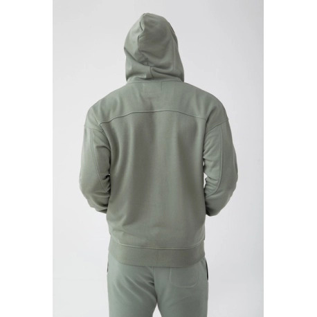 Zielona bluza rozpinana męska TW BASIC HOODIE ZIP 180 M GREEN
