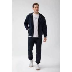 Granatowa bluza rozpinana męska TW BASIC HOODIE ZIP 181 M NAVY