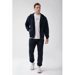Granatowa bluza rozpinana męska TW BASIC HOODIE ZIP 181 M NAVY