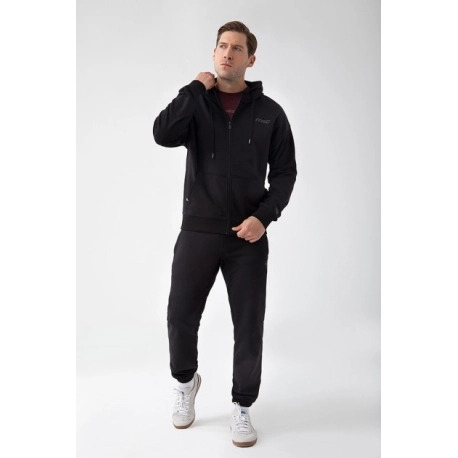 Czarna bluza rozpinana męska TW BASIC HOODIE ZIP 182 M BLACK