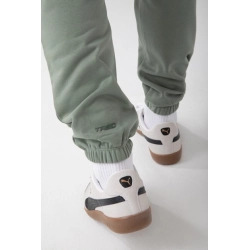 Zielone spodnie dresowe męskie TW BASIC PANTS 180 M GREEN