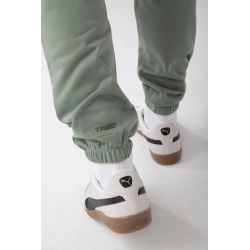 Zielone spodnie dresowe męskie TW BASIC PANTS 180 M GREEN
