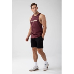 Bordowy tank top męski TW BASIC TANK TOP 181 M BURGUNDY