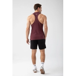 Bordowy tank top męski TW BASIC TANK TOP 181 M BURGUNDY