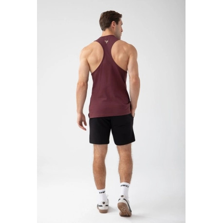 Bordowy tank top męski TW BASIC TANK TOP 181 M BURGUNDY