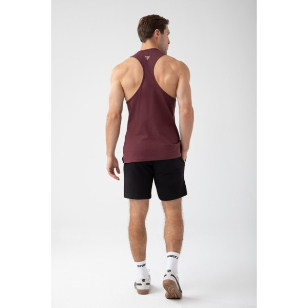 Bordowy tank top męski TW BASIC TANK TOP 181 M BURGUNDY