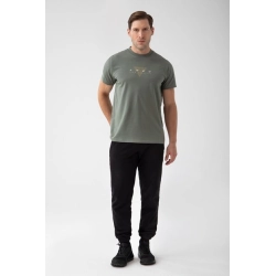 Zielony T-shirt męski TW BASIC TSHIRT 180 M GREEN