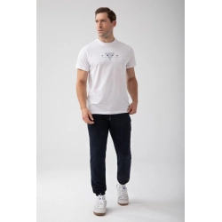 Biały T-shirt męski TW BASIC TSHIRT 180 M WHITE