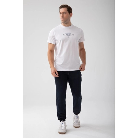 Biały T-shirt męski TW BASIC TSHIRT 180 M WHITE