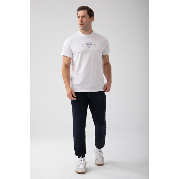 Biały T-shirt męski TW BASIC TSHIRT 180 M WHITE