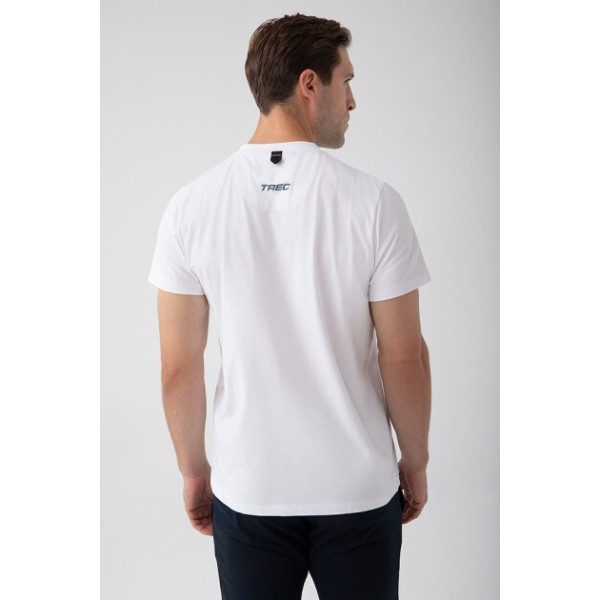 Biały T-shirt męski TW BASIC TSHIRT 180 M WHITE