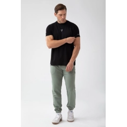 Czarny T-shirt męski TW BASIC TSHIRT 181 M BLACK