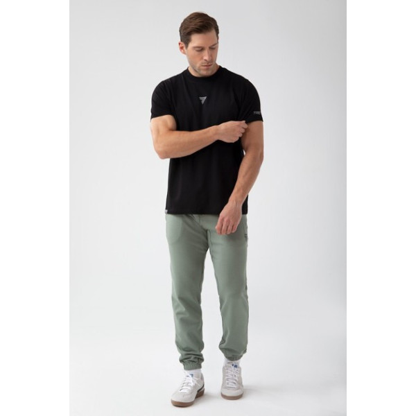 Czarny T-shirt męski TW BASIC TSHIRT 181 M BLACK