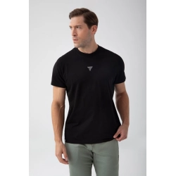 Czarny T-shirt męski TW BASIC TSHIRT 181 M BLACK