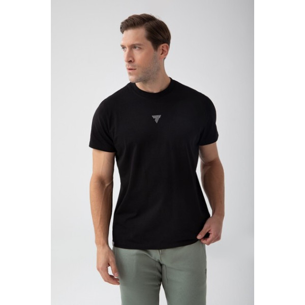 Czarny T-shirt męski TW BASIC TSHIRT 181 M BLACK