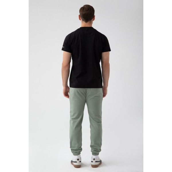 Czarny T-shirt męski TW BASIC TSHIRT 181 M BLACK